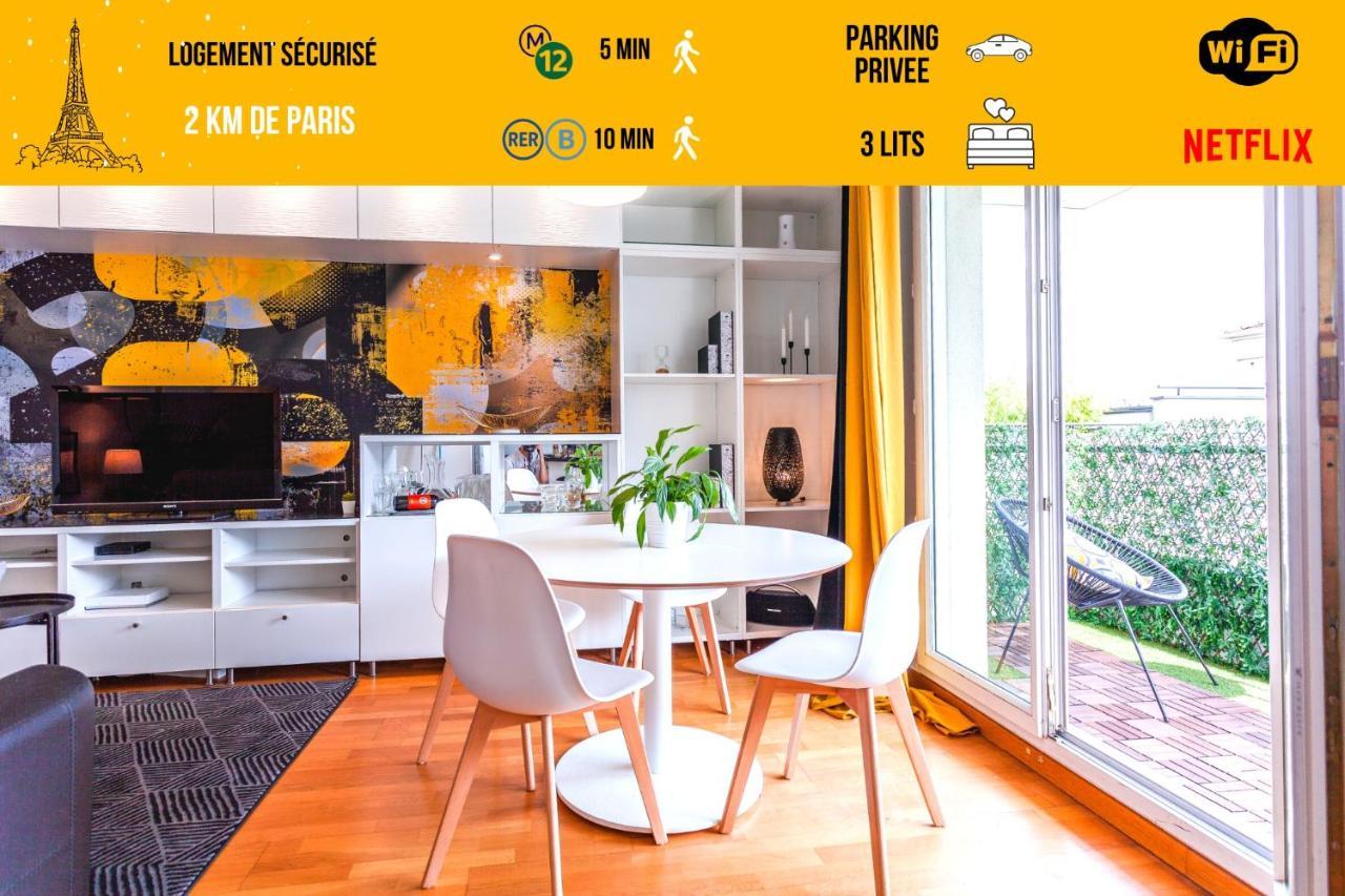 Anja - Top Hote Paris - 6 Personnes Balcon Parking Saint-Denis  Exteriör bild